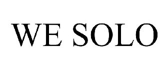 WE SOLO