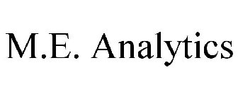 M.E. ANALYTICS