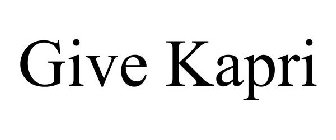 GIVE KAPRI