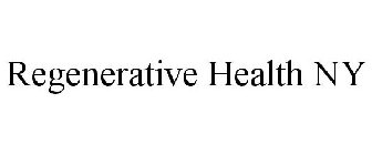 REGENERATIVE HEALTH NY