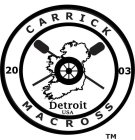 CARRICK MACROSS 2003 DETROIT