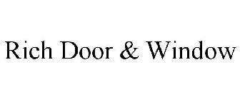 RICH DOOR & WINDOW