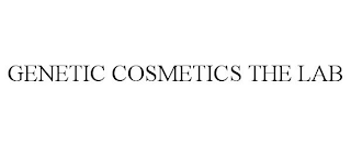 GENETIC COSMETICS THE LAB