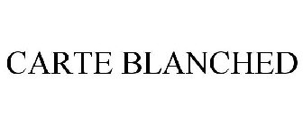 CARTE BLANCHED