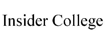 INSIDER COLLEGE