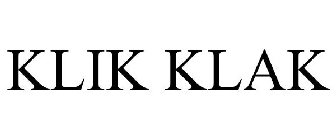 KLIK KLAK