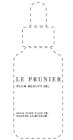 LE PRUNIER PLUM BEAUTY OIL 100% PURE PLUM OIL MADE IN CALIFORNIA