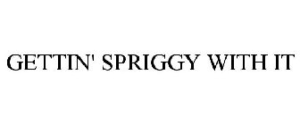 GETTIN' SPRIGGY WITH IT