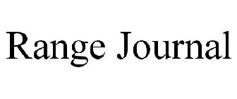 RANGE JOURNAL
