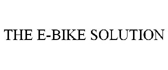 THE E-BIKE SOLUTION