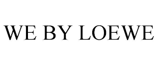 WE BY LOEWE