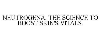 NEUTROGENA. THE SCIENCE TO BOOST SKIN'S VITALS.