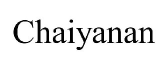 CHAIYANAN