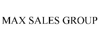 MAX SALES GROUP