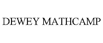 DEWEY MATHCAMP