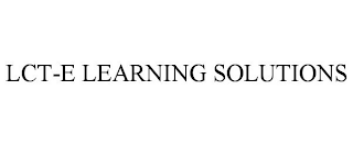 LCT-E LEARNING SOLUTIONS