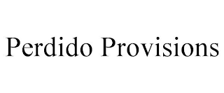 PERDIDO PROVISIONS