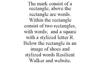 THE MARK CONSIST OF A RECTANGLE; ABOVE THE RECTANGLE ARE WORDS. WITHIN THE RECTANGLE CONSIST OF TWO RECTANGLES, WITH WORDS; AND A SQUARE WITH A STYLIZED LETTER R. BELOW THE RECTANGLE IN AN IMAGE OF SH