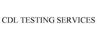 CDL TESTING SERVICES