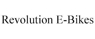 REVOLUTION E-BIKES