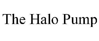 THE HALO PUMP