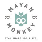 MAYAN MONKEY STAY. SHARE. SOCIALIZE.