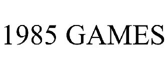 1985 GAMES
