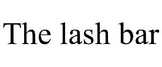 THE LASH BAR