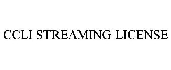 CCLI STREAMING LICENSE