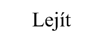 LEJÍT