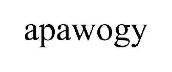 APAWOGY
