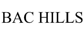 BAC HILLS
