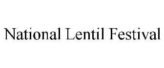 NATIONAL LENTIL FESTIVAL