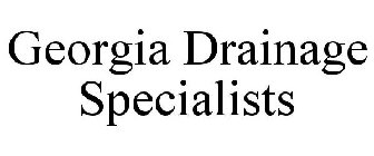 GEORGIA DRAINAGE SPECIALISTS