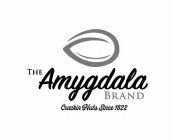 THE AMYGDALA BRAND CRACKIN NUTS SINCE 1822