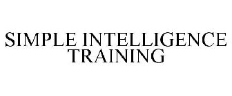 SIMPLE INTELLIGENCE TRAINING