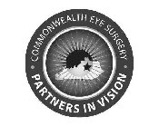 COMMONWEALTH EYE SURGERY · PARTNERS IN VISION ·