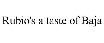 RUBIO'S A TASTE OF BAJA