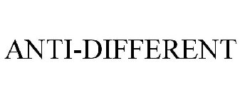 ANTI-DIFFERENT