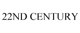 22ND CENTURY