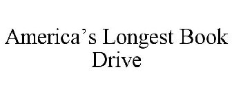 AMERICA'S LONGEST BOOK DRIVE