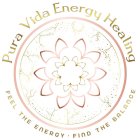 PURA VIDA ENERGY HEALING FEEL THE ENERGY · FIND THE BALANCE