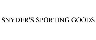 SNYDER'S SPORTING GOODS