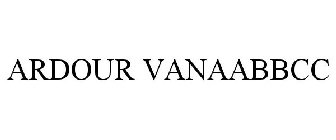 ARDOUR VANAABBCC