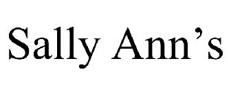 SALLY ANN'S
