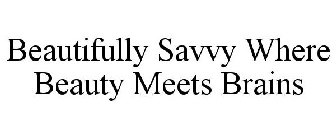 BEAUTIFULLY SAVVY! WHERE BEAUTY MEETS BRAINS