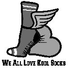 WE ALL LOVE KOOL SOCKS WALKS