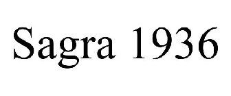 SAGRA 1936