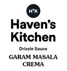 H'K HAVEN'S KITCHEN DRIZZLE SAUCE GARAM MASALA CREMA