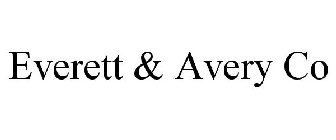 EVERETT & AVERY CO